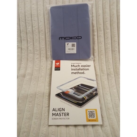 iPad 10th Generation Screen Protector and Lavender Purple Case New in Packaging - Picture 1 of 9